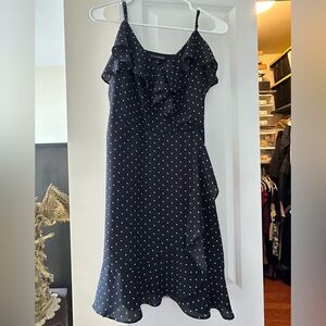 Black and white Banana Republic Polka dot dress